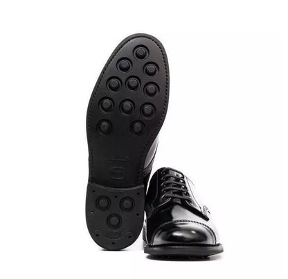 Factory Seconds Sanders 1128B Military Derby Shoes Black