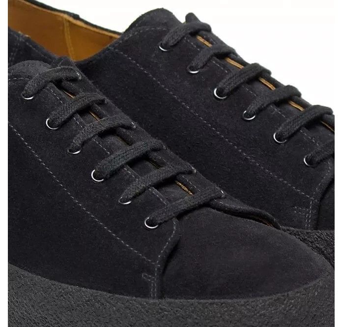 Factory Seconds Sanders Ash Monkey Shoes Black Suede