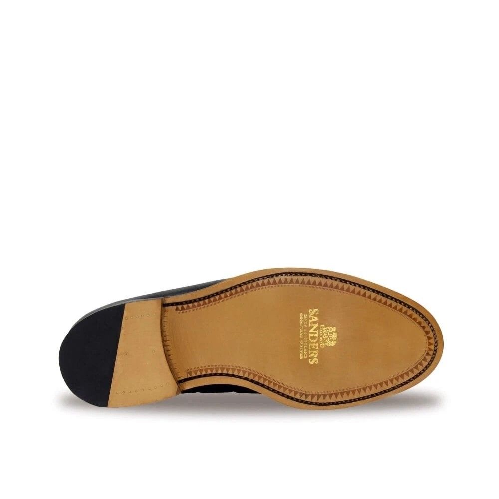 Factory Seconds Sanders Finchley Tassel Loafers Black