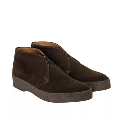 Factory Seconds Sanders Hi Top Chukka Boot Chocolate Suede