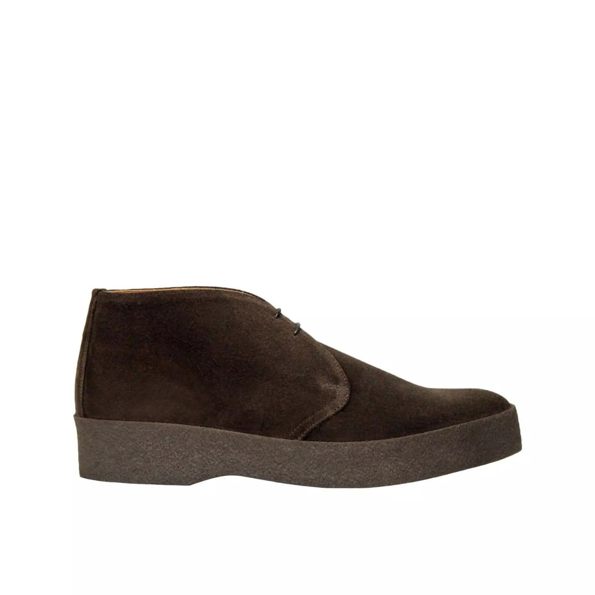 Factory Seconds Sanders Hi Top Chukka Boot Chocolate Suede