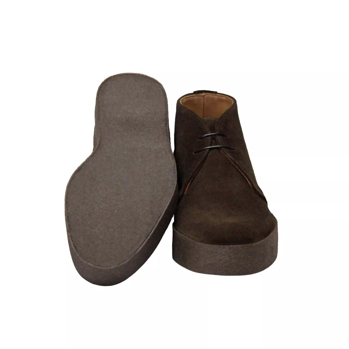Factory Seconds Sanders Hi Top Chukka Boot Chocolate Suede