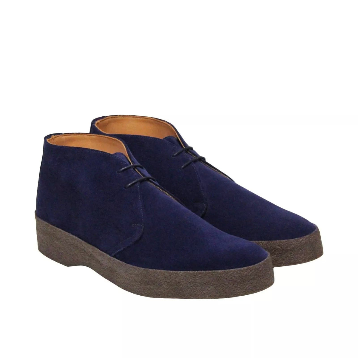 Factory Seconds Sanders Hi Top Navy Suede Chukka Boot