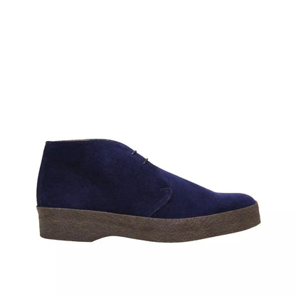 Factory Seconds Sanders Hi Top Navy Suede Chukka Boot