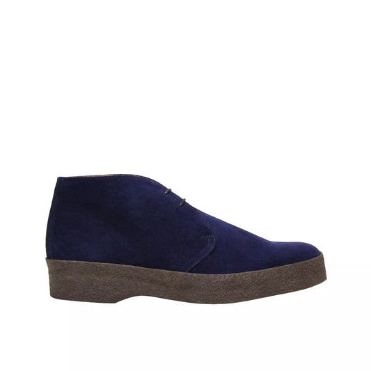 Factory Seconds Sanders Hi Top Navy Suede Chukka Boot