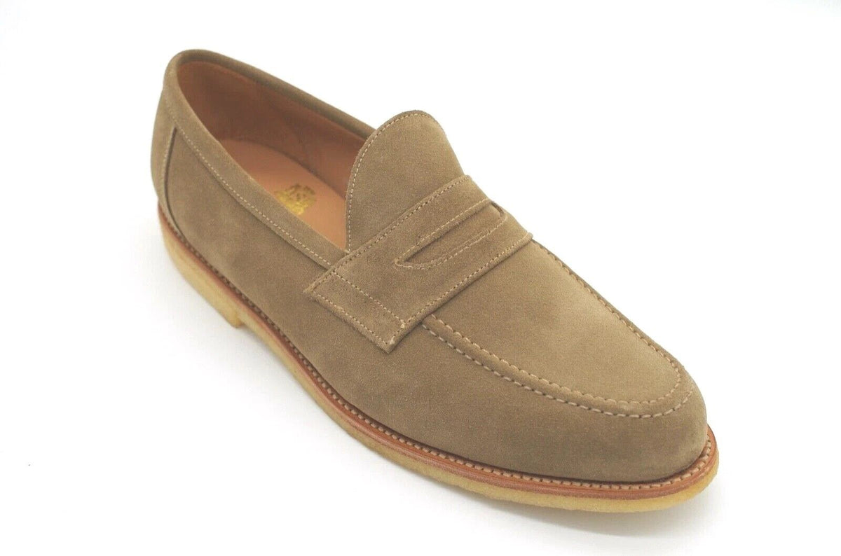 Factory Seconds Sanders Kalvin Dirty Buck Suede Penny Loafer