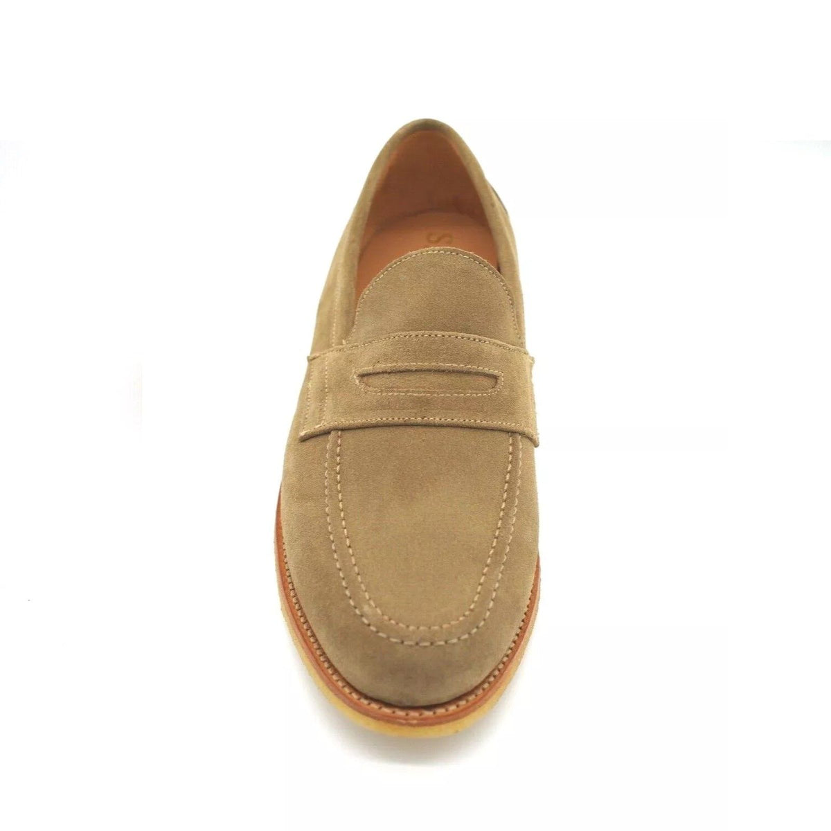 Factory Seconds Sanders Kalvin Dirty Buck Suede Penny Loafer