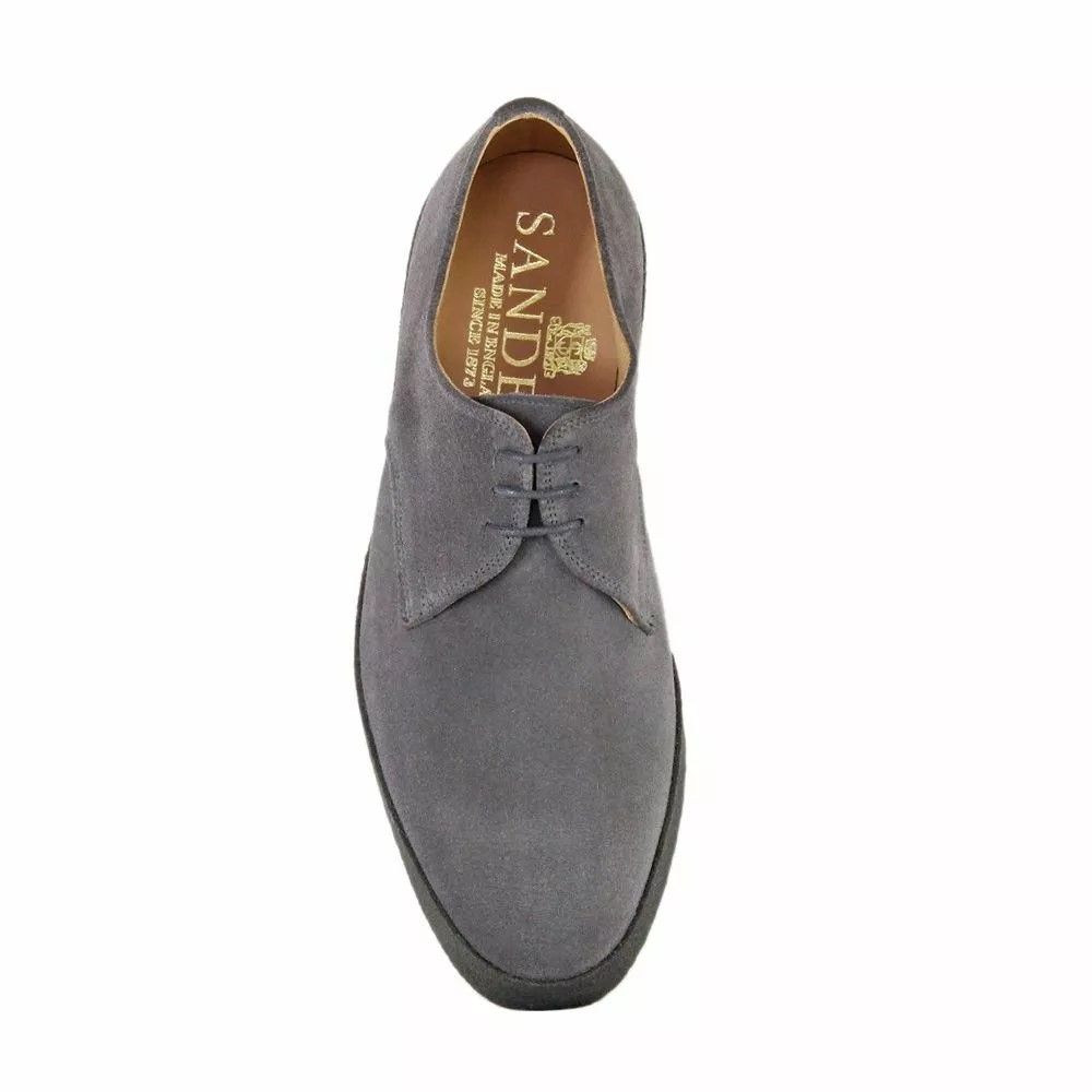 Factory Seconds Sanders Lo Top Gibson Shoe Grey Suede