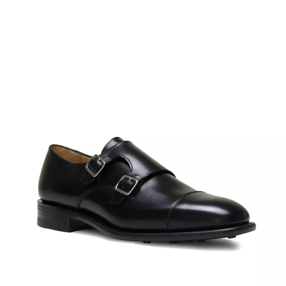 Factory Seconds Sanders Military Collection Double Monk Shoes Style 1967B Black