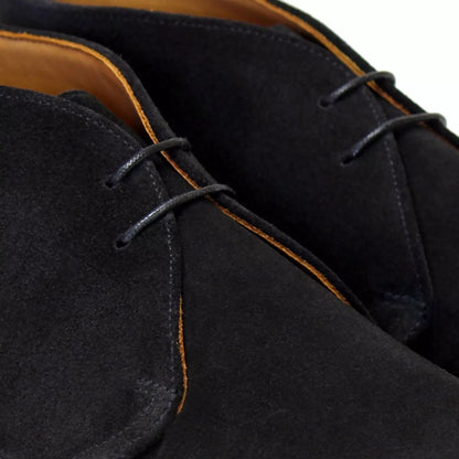 Factory Seconds Sanders Sam Chukka Boot Black Suede
