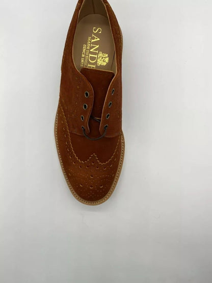 Factory Seconds Sanders Sanders Olly Brogue Burnt Orange