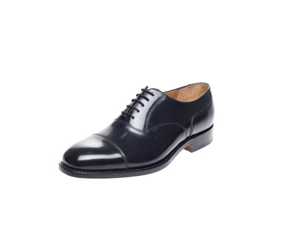 John White Sergeant Capped Oxford Black