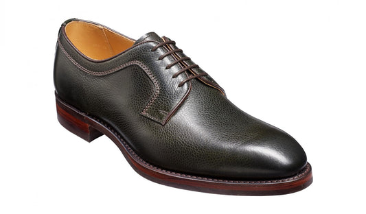 Barker Skye Derby Olive Green Grain