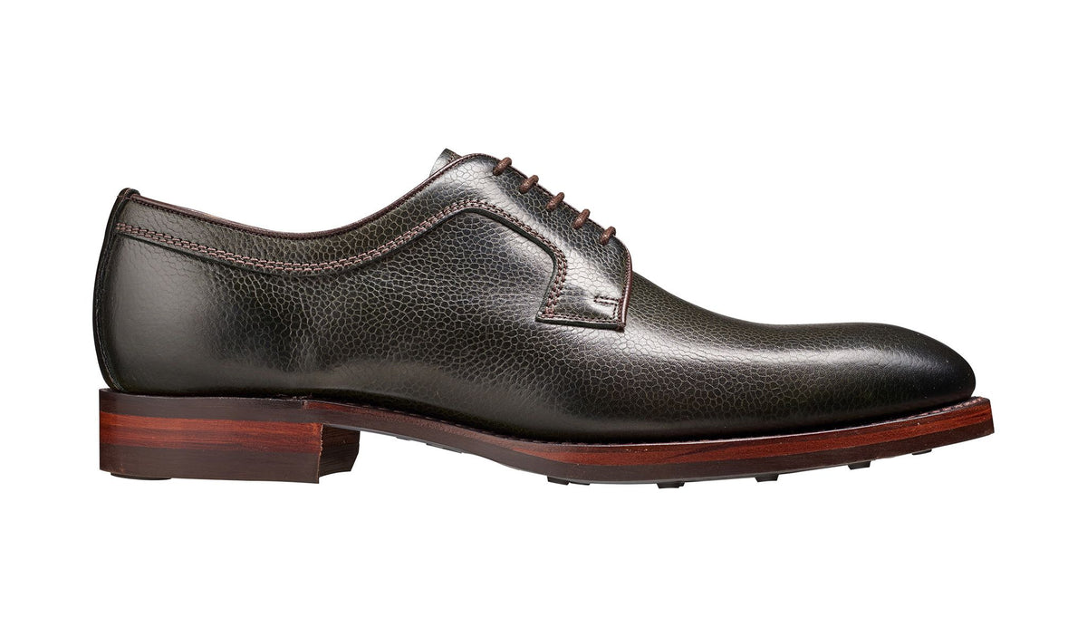 Barker Skye Derby Olive Green Grain