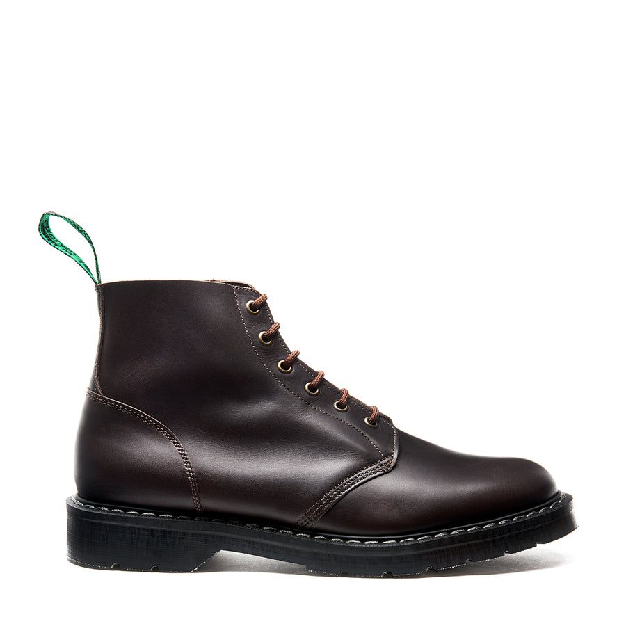 Solovair Greasy 6 Eye Astronaut Boot Brown