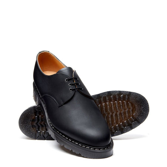 Solovair Greasy Gibson Shoe Black