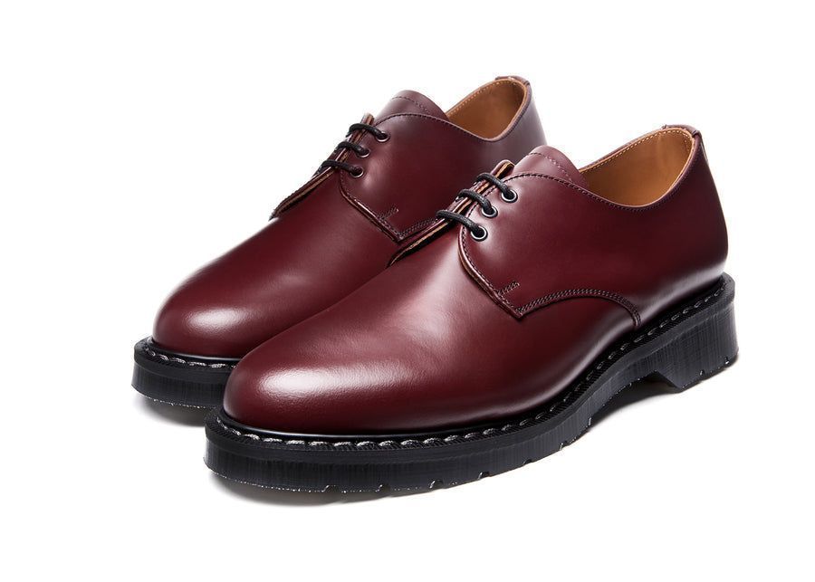 Solovair Hi Shine Gibson Shoe Oxblood