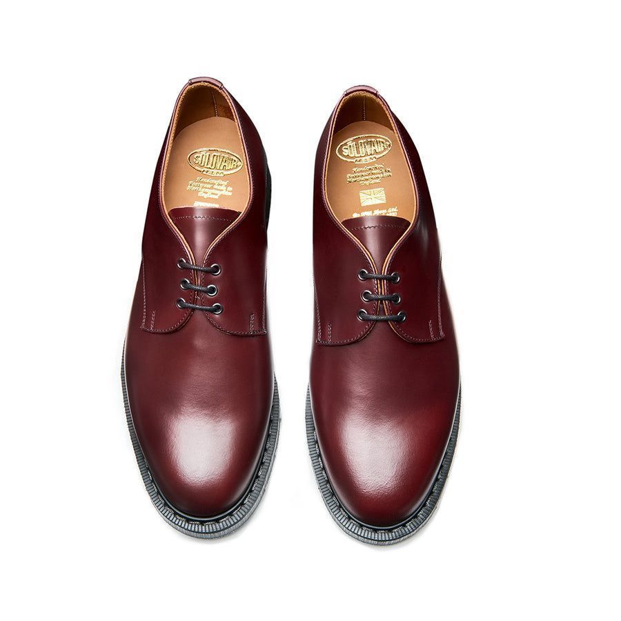 Solovair Hi Shine Gibson Shoe Oxblood