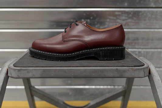 Solovair Hi Shine Gibson Shoe Oxblood