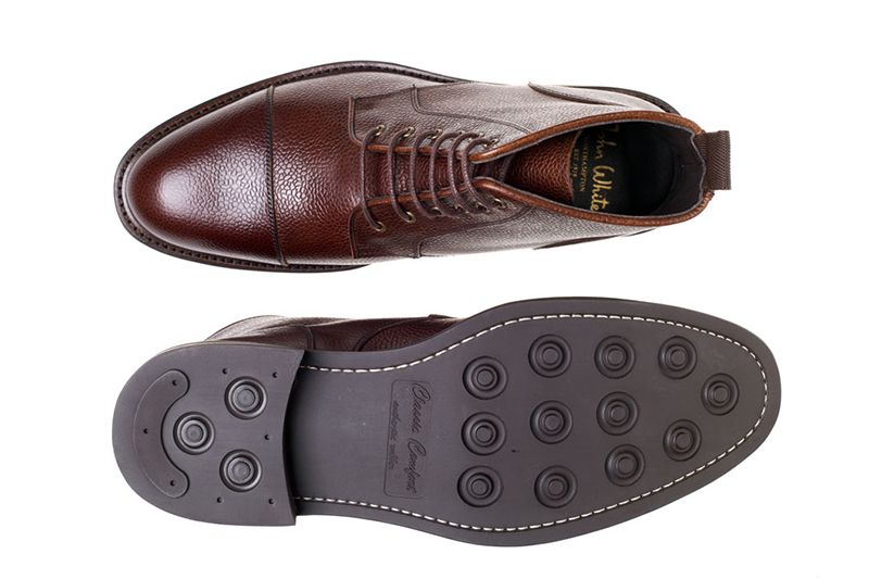 John White Tay Grain Boot Brown