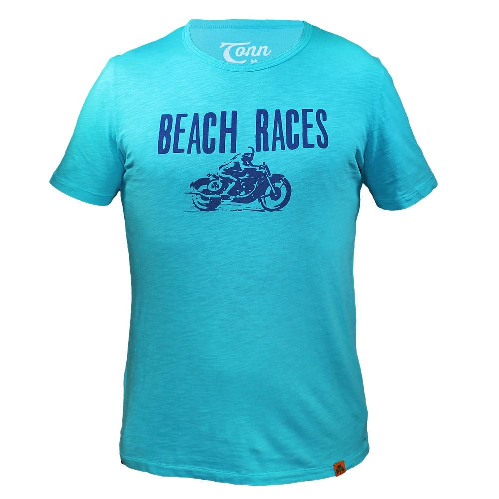 Tonn T Shirt Beach Races Turquoise