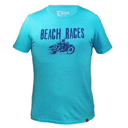 Tonn T Shirt Beach Races Turquoise