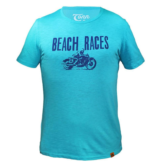 Tonn T Shirt Beach Races Turquoise