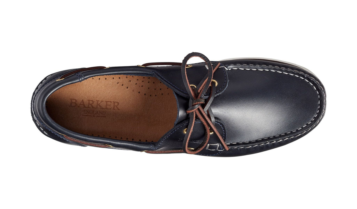 Barker Wallis Boat Shoe Navy