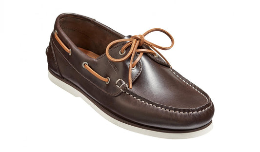 Barker Wallis Boat Shoe Dark Brown