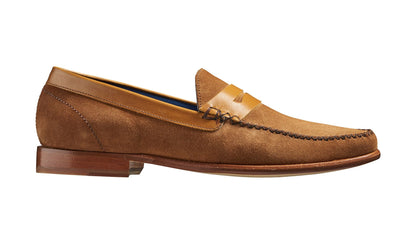 Barker William Loafer Camel Suede Cedar