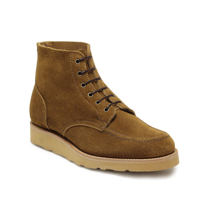 Sanders Wilson Derby Boot Tobacco Suede