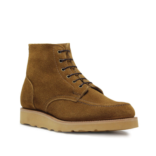 Sanders Wilson Derby Boot Tobacco Suede