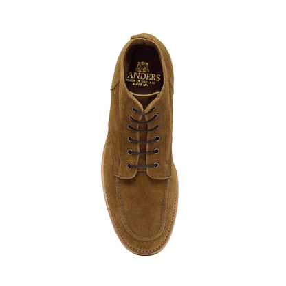 Sanders Wilson Derby Boot Tobacco Suede
