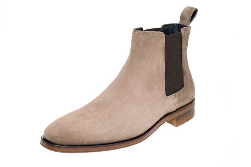 John White Yates Chelsea Boot Flint Suede