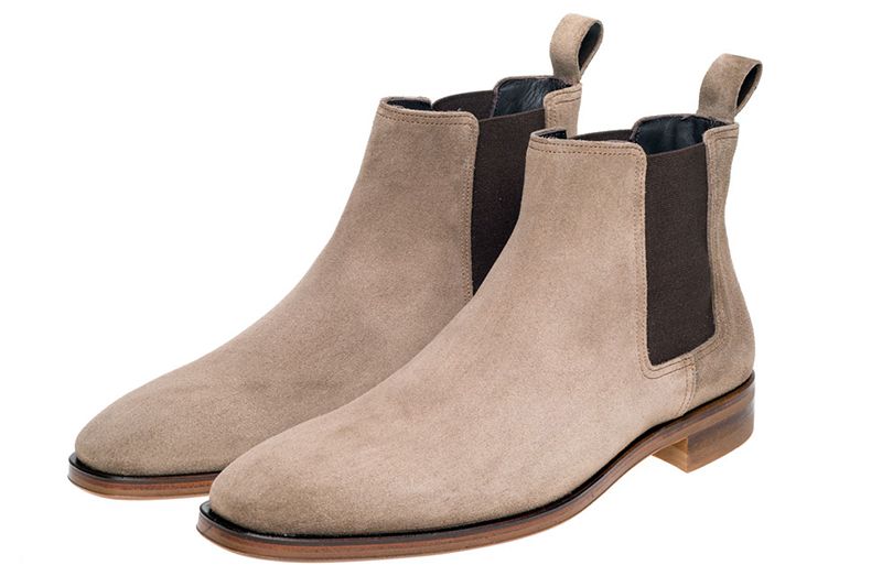 John White Yates Chelsea Boot Flint Suede