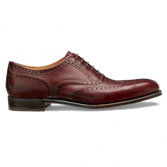 Cheaney Broad II Oxford Wingcap Calf Leather Brogue Burgundy