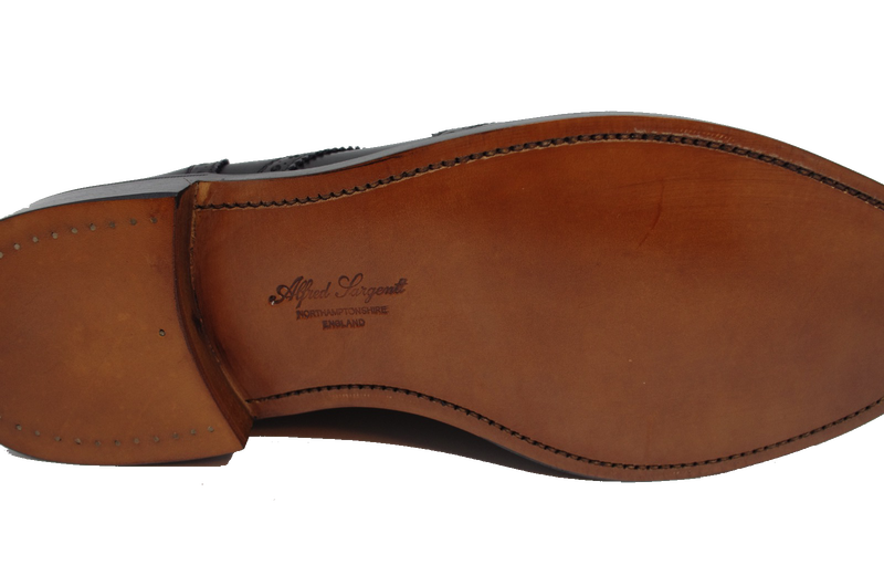 Alfred Sargent Large Size Gibson Brogue Black