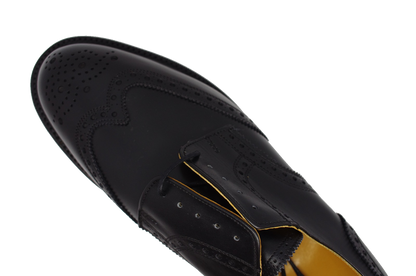 Alfred Sargent Large Size Gibson Brogue Black