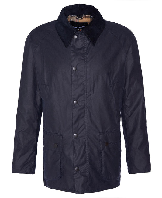 Barbour Ashby Waxed Jacket Navy
