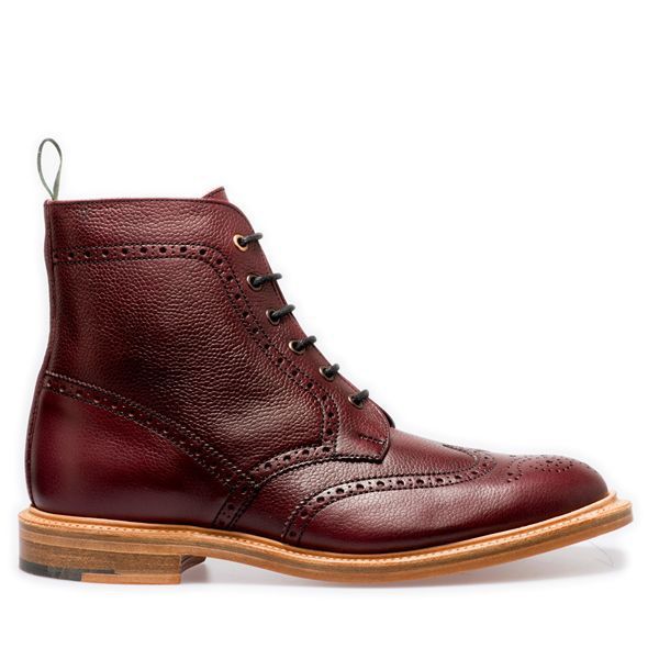 NPS Shoes Heath 6 Eyederby Boots Burgundy