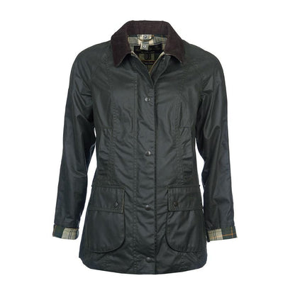 Barbour Ladies Beadnell Waxed Jacket Sage