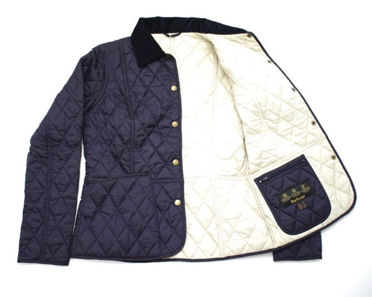 Barbour Ladies Summer Liddesdale Quilted Jacket Navy
