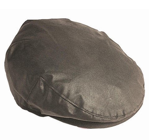 Barbour Wax Flat Cap Olive