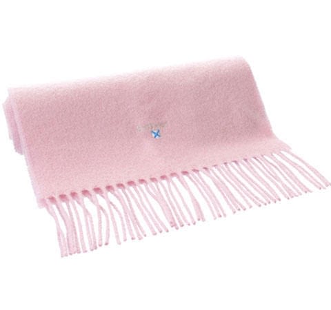 Barbour Plain Lambswool Scarf Pink