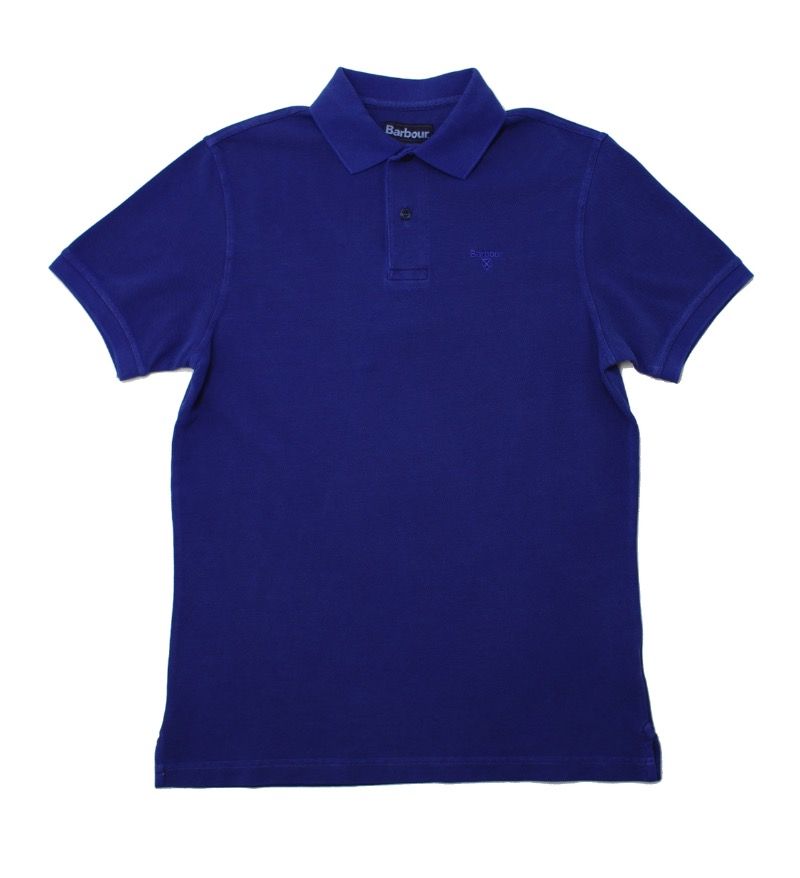 Barbour Washed Sports Polo Navy