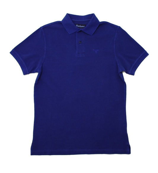 Barbour Washed Sports Polo Navy