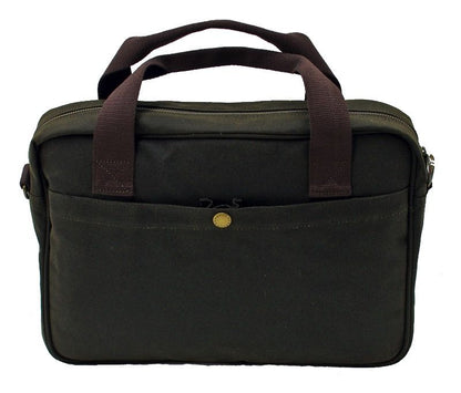 Barbour Waxed Longthorpe Laptop Bag Olive
