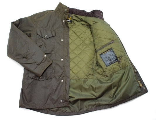 Barbour Sapper Waxed Jacket Olive