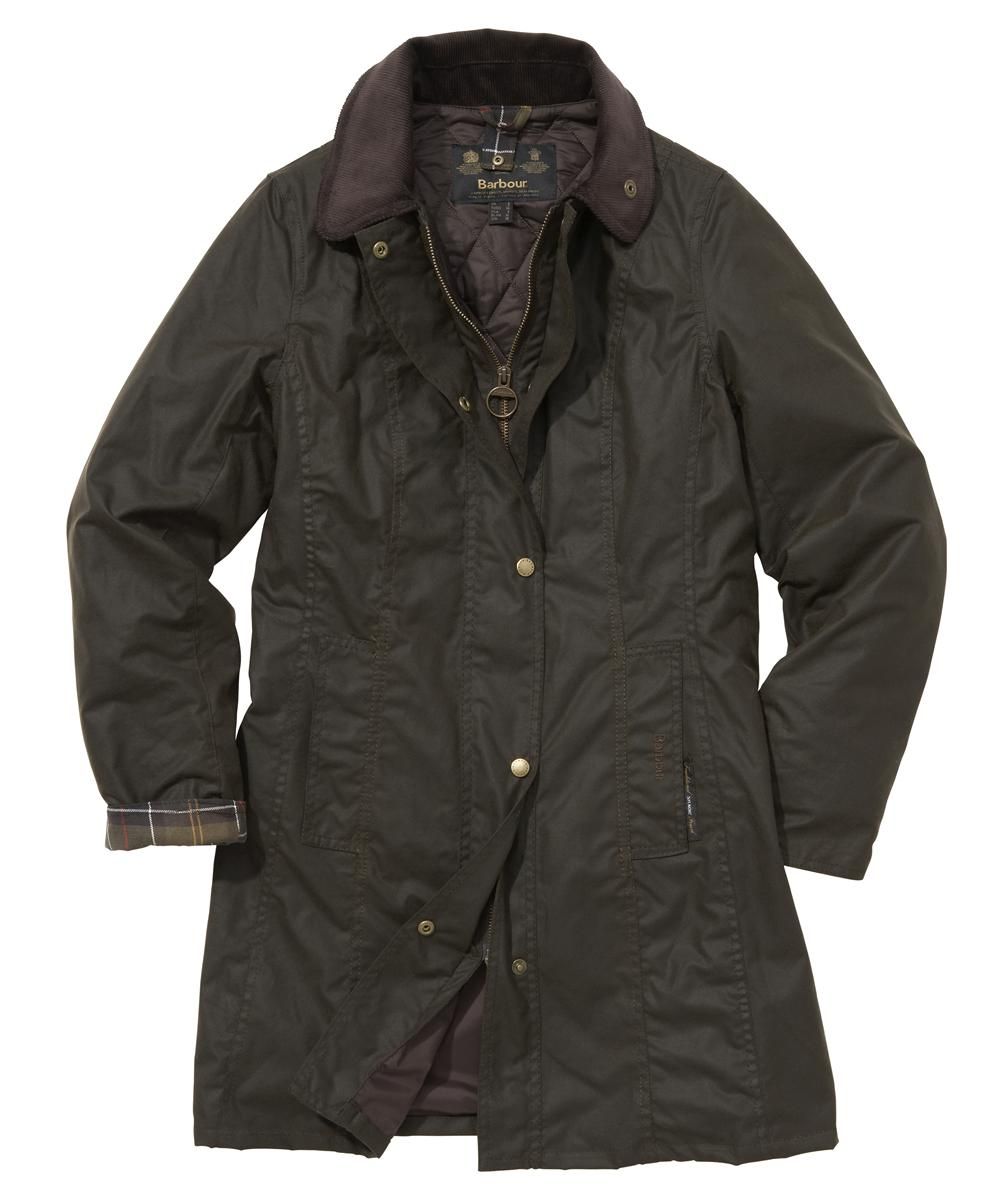 Barbour Belsay Waxed Jacket Olive