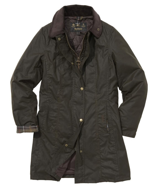 Barbour Belsay Waxed Jacket Olive